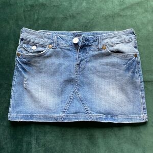 Vanity Jean skirt